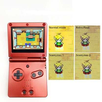 Game Boy Advance SP V5 3.0 Inch IPS LCD Backlight Kit with Laminated Lens and OSD - Hispeedido