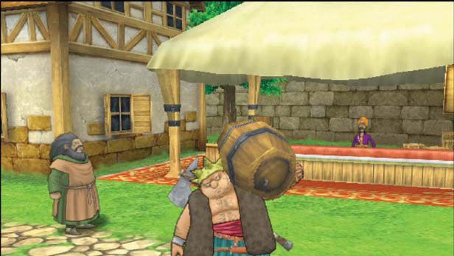 Dragon Quest VIII: Journey of the Cursed King gameplay for PlayStation 2 (PS2) fantasy role-playing adventure video game
