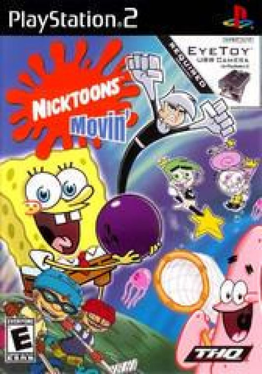 Nicktoons Movin' cover art for PlayStation 2 (PS2) video game