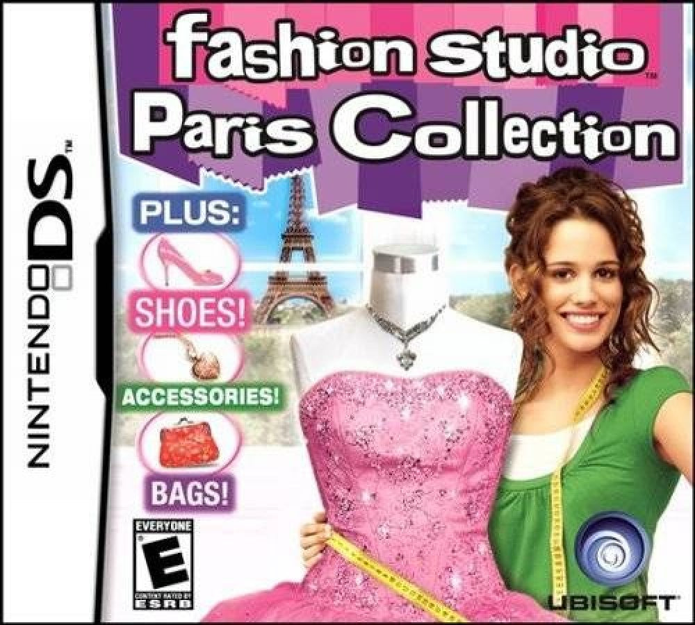 Fashion Studio: Paris Collection – Nintendo DS (DS) Front Cover of The video game art 