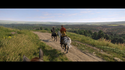 Kingdom Come Deliverance II PlayStation 5 PS5 for open world action role playing video game fans featuring medieval Bohemia exploration realistic sword combat historical storytelling character progression quests horseback travel immersive towns and villages detailed environments and authentic medieval adventure collectible gaming appeal gameplay