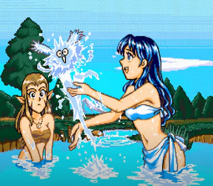 Lunar The Silver Star Sega CD JRPG role playing game anime style fantasy adventure Working Designs turn based combat story driven classic RPG cutscenes voice acting retro gaming Sega CD software video game title gameplay
