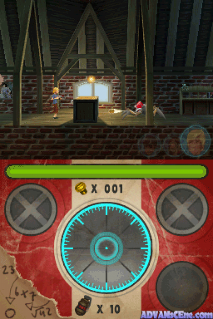 Aliens in the Attic gameplay for Nintendo DS (DS) action adventure video game