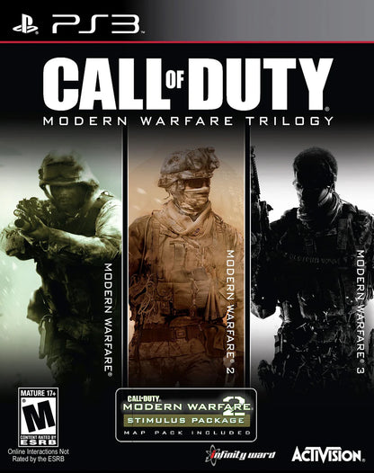 Call of Duty: Modern Warfare Trilogy cover art for PlayStation 3 (PS3) video game