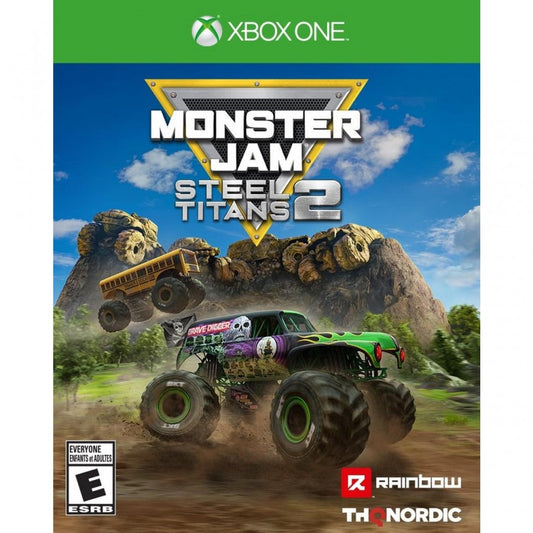 Monster Jam Steel Titans 2 cover art for Xbox One XONE video game