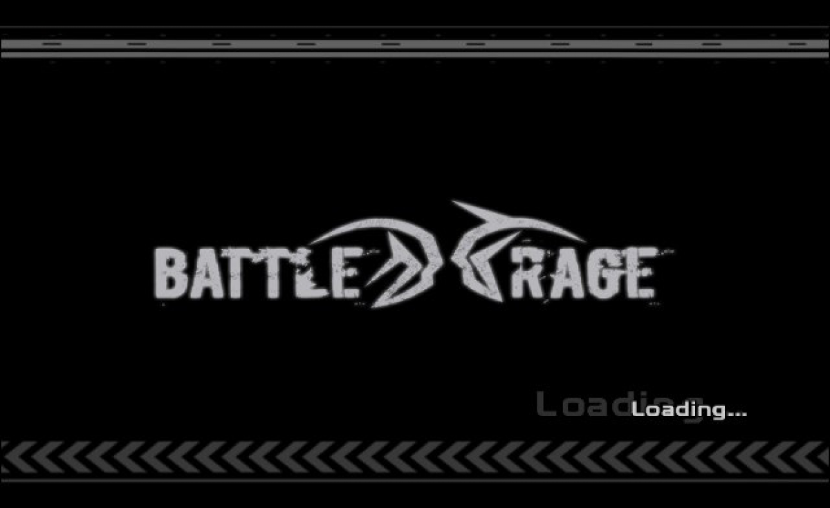 Battle Rage title screen cover art for Nintendo Wii (Wii) video game 