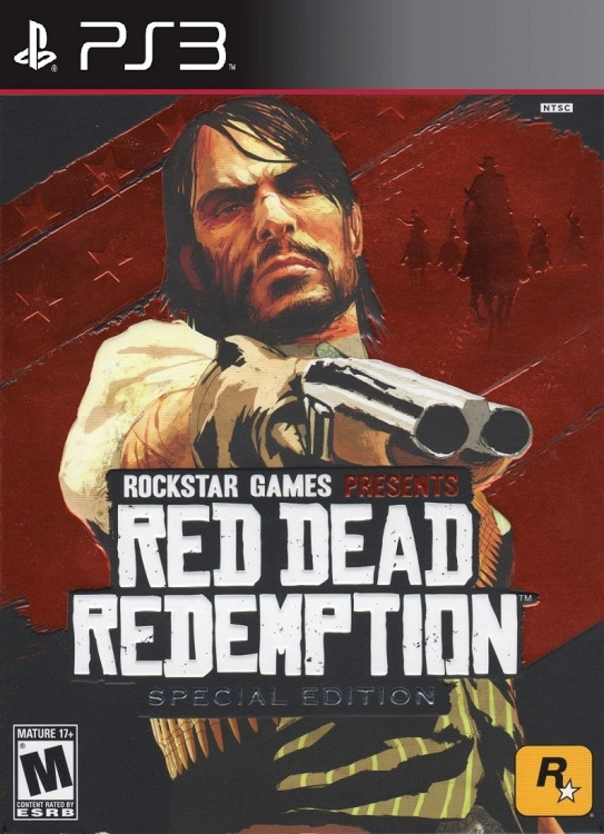 Red Dead Redemption Special Edition PlayStation 3 PS3 video game featuring open world western action adventure gameplay John Marston cowboy gunfights horseback riding exploration missions and frontier environments Rockstar Games retro video game collection collectible gaming appeal slip cover