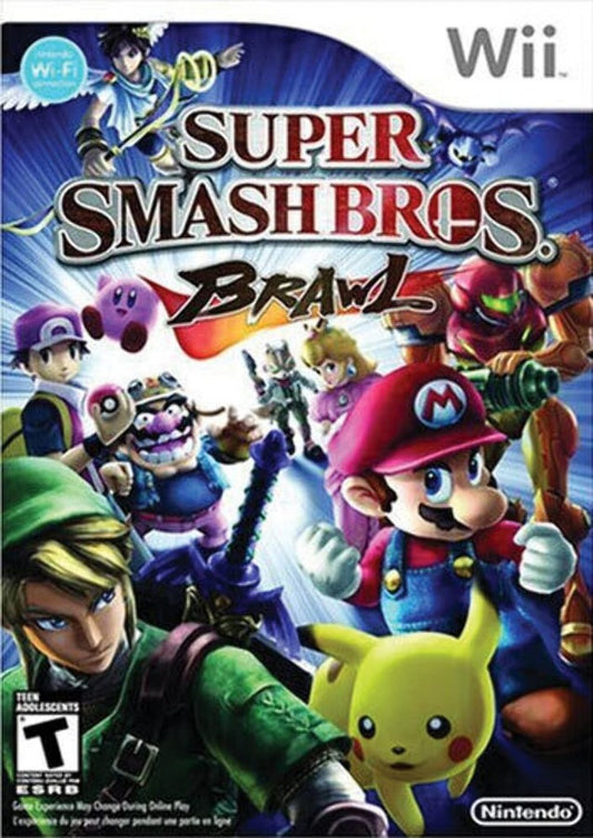 Super Smash Bros Brawl cover art for Nintendo Wii (Wii) video game