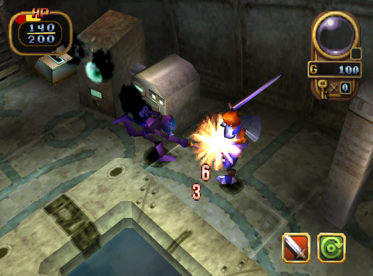Alundra 2 retro fantasy action adventure RPG game for PlayStation 1 (PS1) gameplay