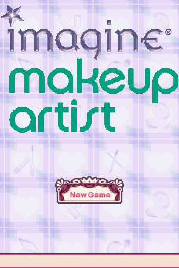 Imagine: Makeup Artist title screen for Nintendo DS (DS) video game