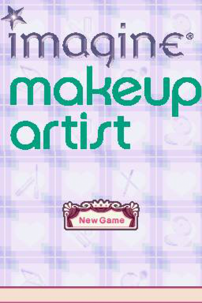Imagine: Makeup Artist title screen for Nintendo DS (DS) video game
