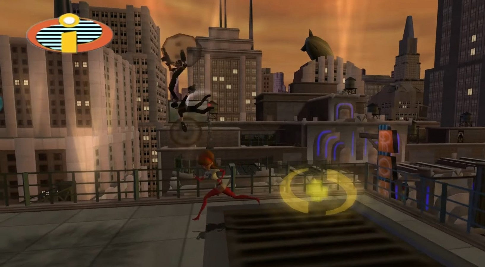 retro The Incredibles Players Choice Nintendo GameCube cover art collectible Disney Pixar action adventure game authentic classic gaming gameplay