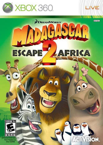 Madagascar Escape 2 Africa cover art for Xbox 360 (X360) video game