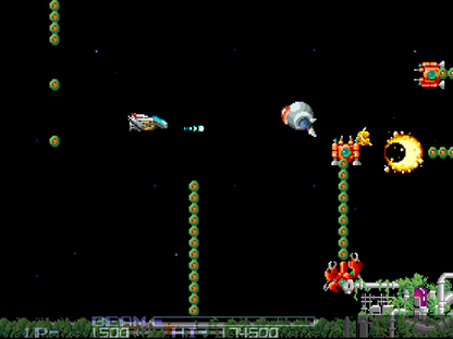 R-Types PS1 PlayStation 1 side scrolling shoot em up arcade shooter sci fi space combat Irem classic arcade ports retro video game gameplay