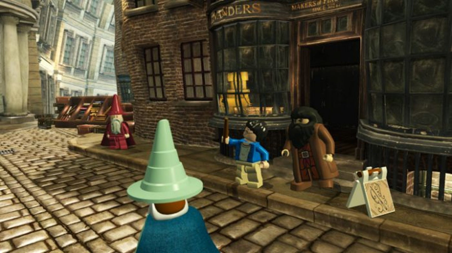 LEGO Harry Potter Years 1-4 PlayStation Portable PSP action-adventure video game featuring magical spells Hogwarts exploration and cooperative gameplay gameplay screenshot