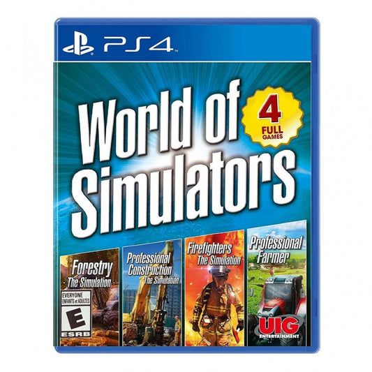 World of Simulators cover art for PlayStation 4 (PS4) video game