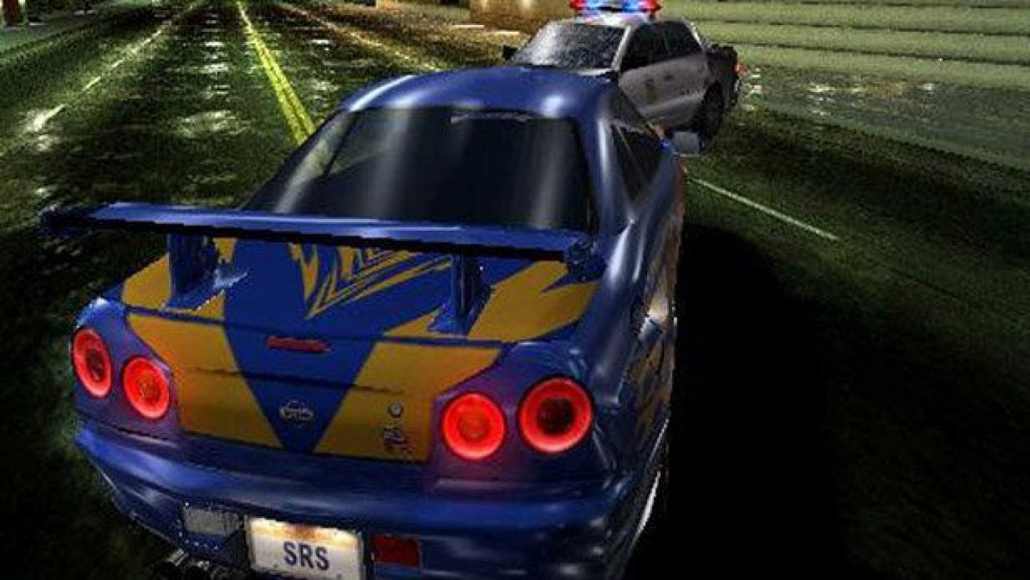 Street Racing Syndicate – PlayStation 2 (PS2) video game gameplay, street racing action.