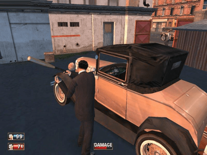 Mafia Xbox video game, open-world action adventure, crime drama storyline, third-person shooter gameplay, classic console title gameplay screenshot
