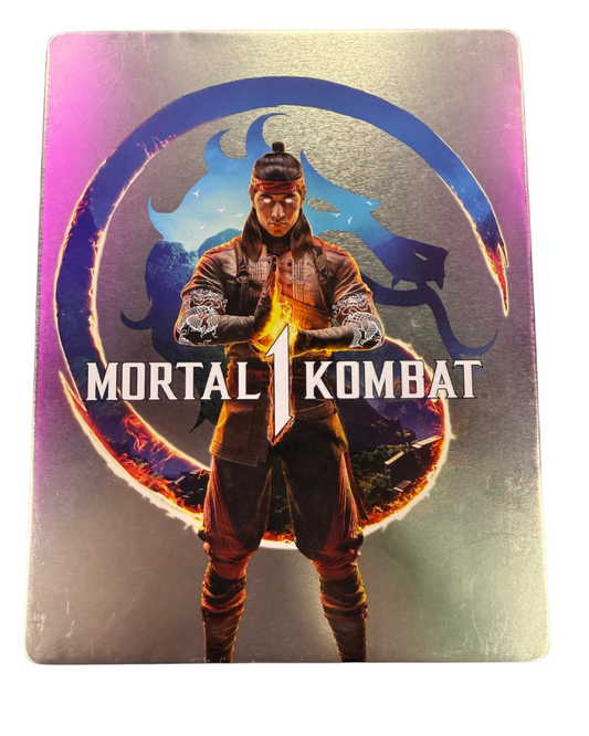 Mortal Kombat 1 Limited Edition (Xbox Series X) fighting game featuring intense one-on-one combat, the iconic Mortal Kombat roster, brutal finishing moves (Fatalities), cinematic story mode, online competitive modes, enhanced next-gen graphics and performance, plus special collectible content (such as premium steelbook, art book, and exclusive in-game items) included in the Limited Edition release for Xbox Series X. cover