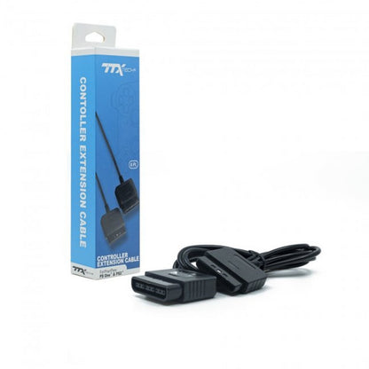 PlayStation 1 and PlayStation 2 compatible controller extension cable designed to extend controller reach for PS1 and PS2 consoles