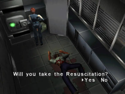 Dino Crisis PlayStation 1 survival horror game Regina and dinosaurs third-person combat puzzle solving futuristic setting gameplay 