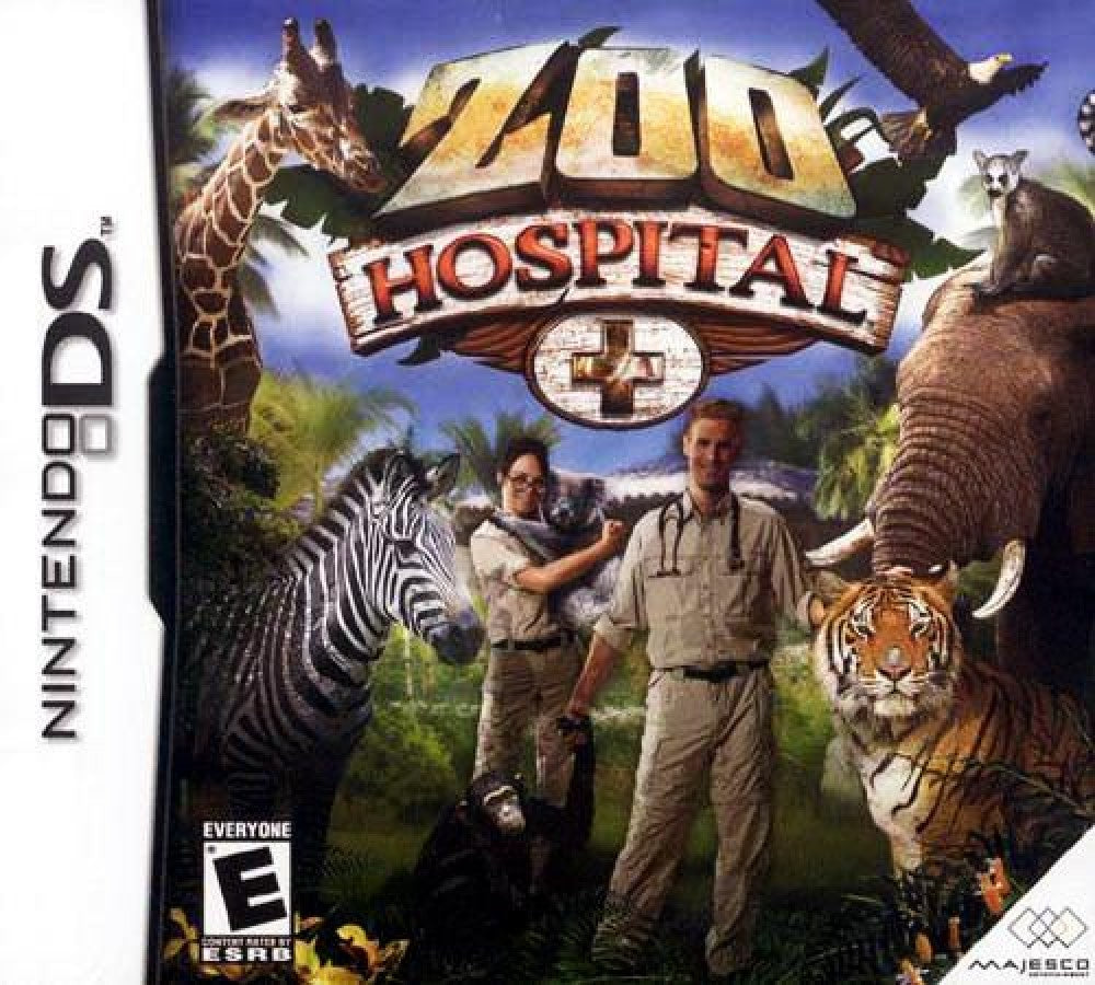 Zoo Hospital cover art for Nintendo DS (DS) video game