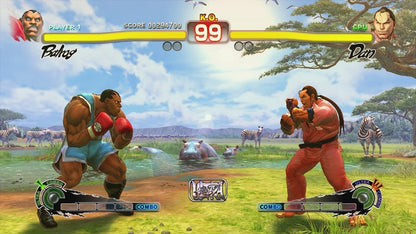 Street Fighter IV gameplay for PlayStation 3 (PS3) video game