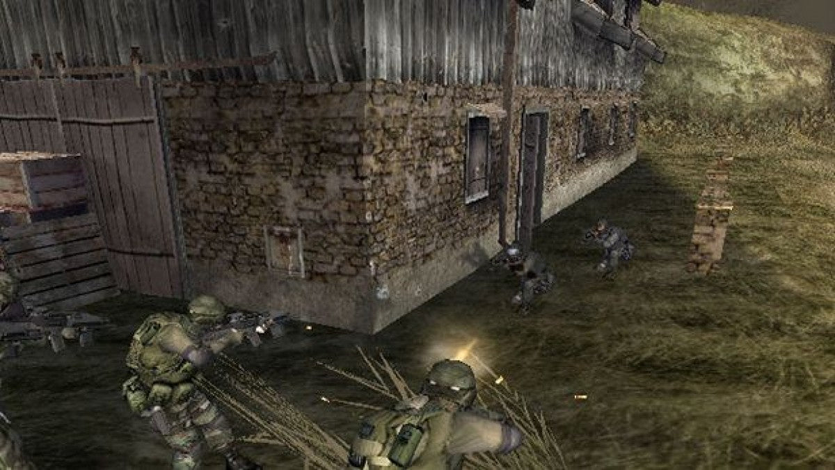 SOCOM III: U.S. Navy Seals – PlayStation 2 (PS2) video game gameplay, tactical shooter game.