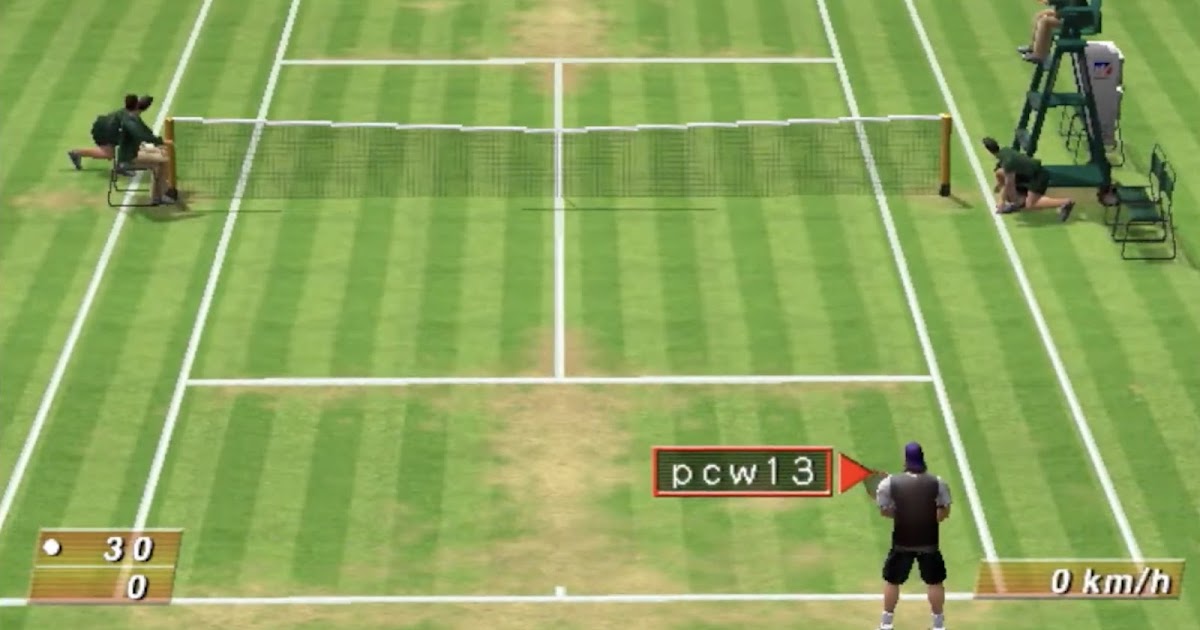 Virtua Tennis Sega All Stars Sega Dreamcast video game, arcade-style tennis sports action, multiplayer gameplay, classic SEGA console title gameplay screenshot