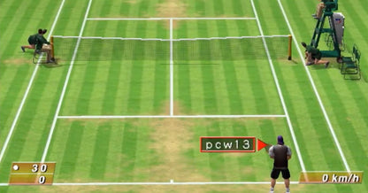Virtua Tennis Sega All Stars Sega Dreamcast video game, arcade-style tennis sports action, multiplayer gameplay, classic SEGA console title gameplay screenshot