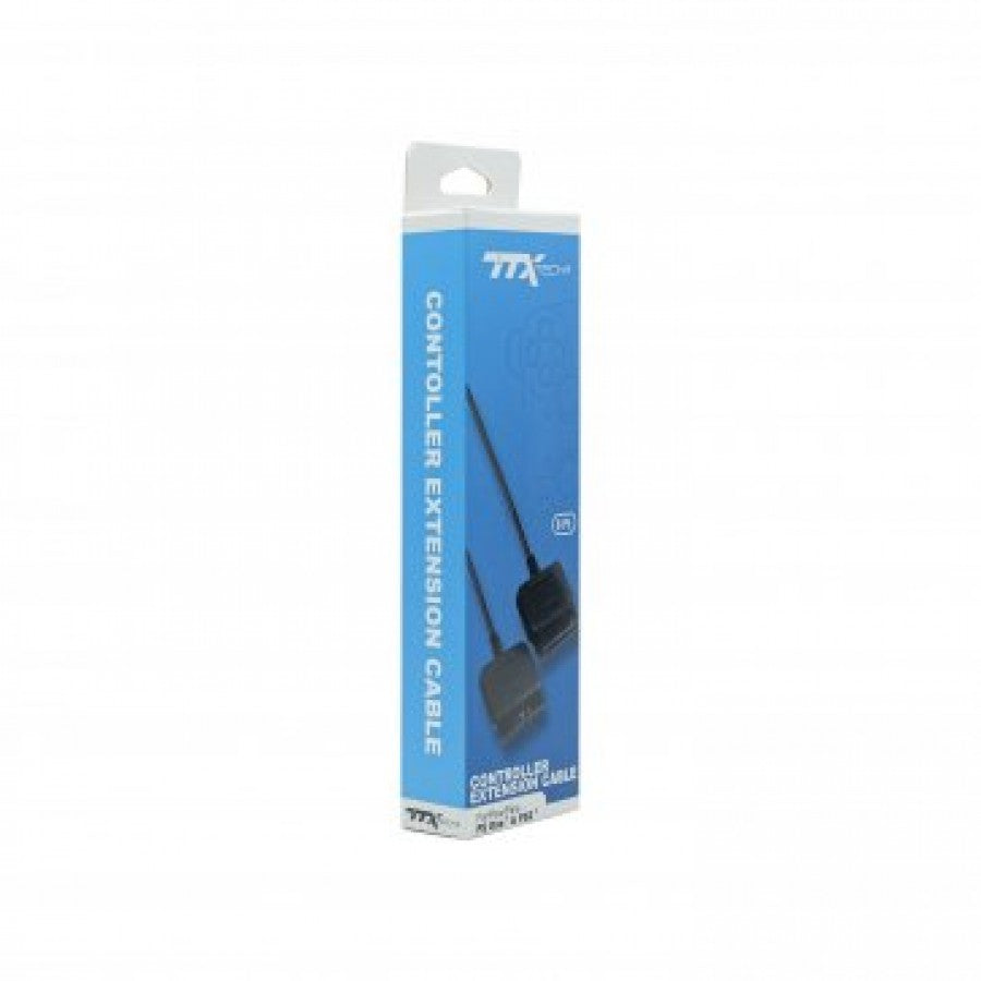 PlayStation 1 and PlayStation 2 compatible controller extension cable designed to extend controller reach for PS1 and PS2 consoles