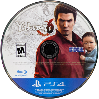 Yakuza 6: The Song of Life [Essence of Art Edition] for PlayStation 4 (PS4) at Gamers INC, featuring the final chapter of Kazuma Kiryu's legendary saga in the stunning Dragon Engine, complete with a commemorative hardcover art book and a gripping story of family and sacrifice in the streets of Kamurocho and Onomichi disc