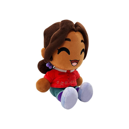 Five Nights at Freddy's Cassie 9 inch plush featuring soft premium fabric embroidered character details inspired by the Security Breach Ruin storyline collectible horror game merchandise display quality gaming room decor gift for Five Nights at Freddy's fans collectible gaming appeal