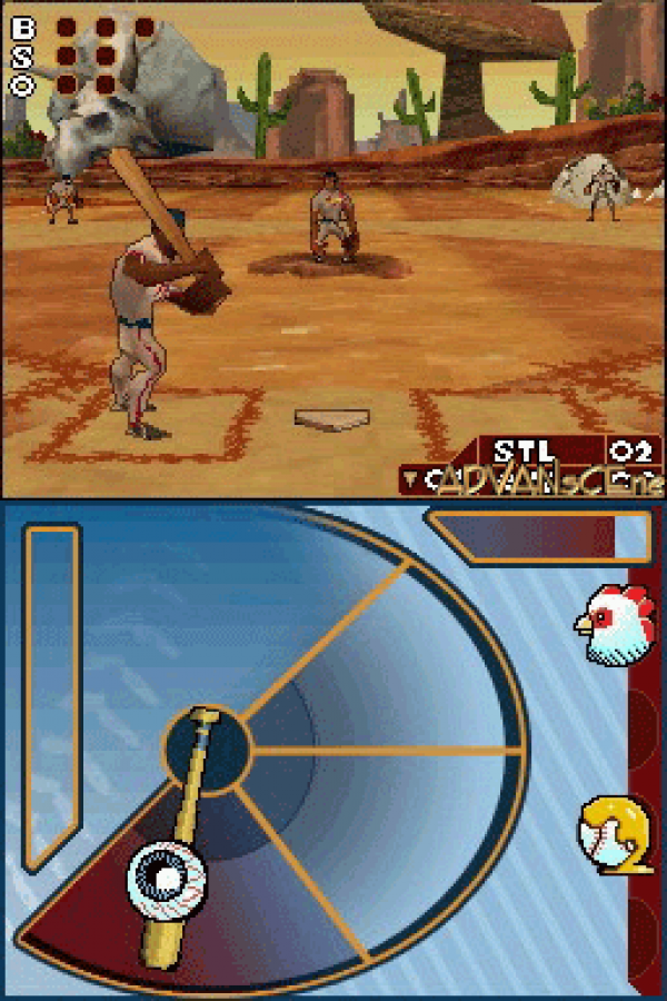 MLB 2K8 Fantasy All Stars gameplay for Nintendo DS (DS) baseball sports video game