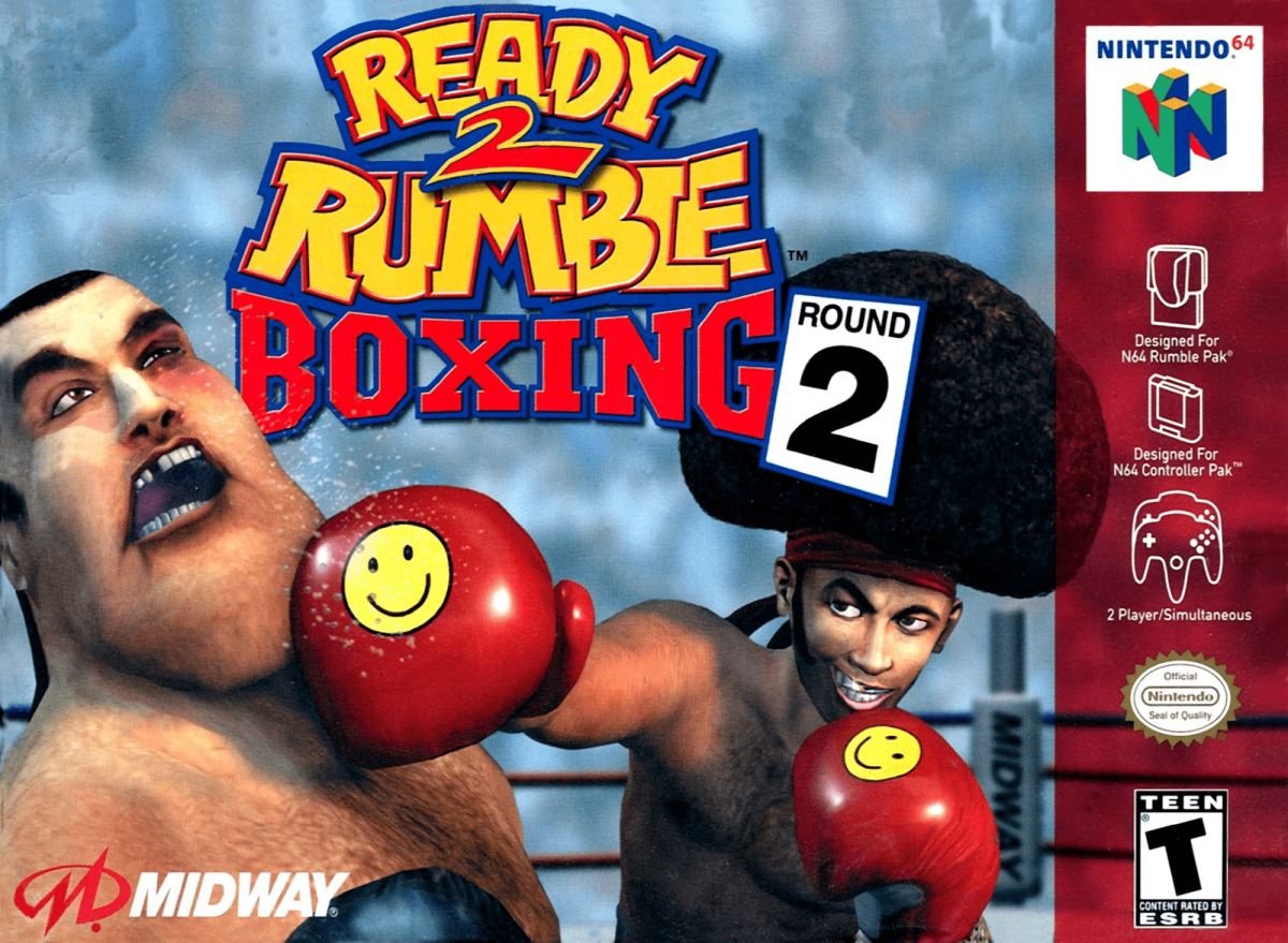 Ready 2 Rumble Boxing Round 2 cover art for Nintendo 64 (N64) video game