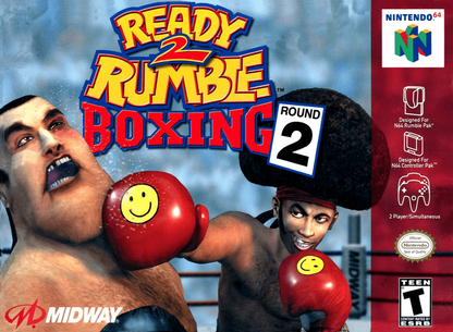 Ready 2 Rumble Boxing Round 2 cover art for Nintendo 64 (N64) video game