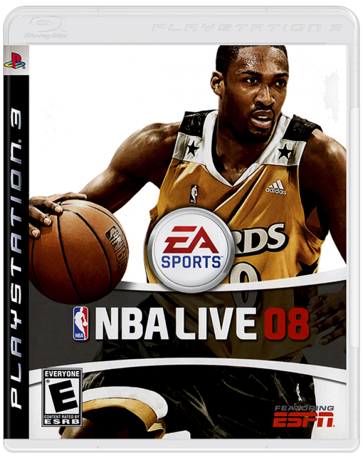NBA Live 08 cover art for PlayStation 3 (PS3) video game