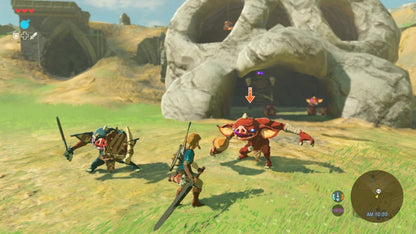 The Legend of Zelda: Breath of the Wild gameplay art for Nintendo Wii U (WiiU) video game 