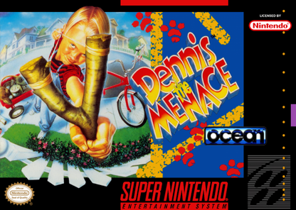 Dennis the Menace cover art for Super Nintendo Entertainment System SNES video game