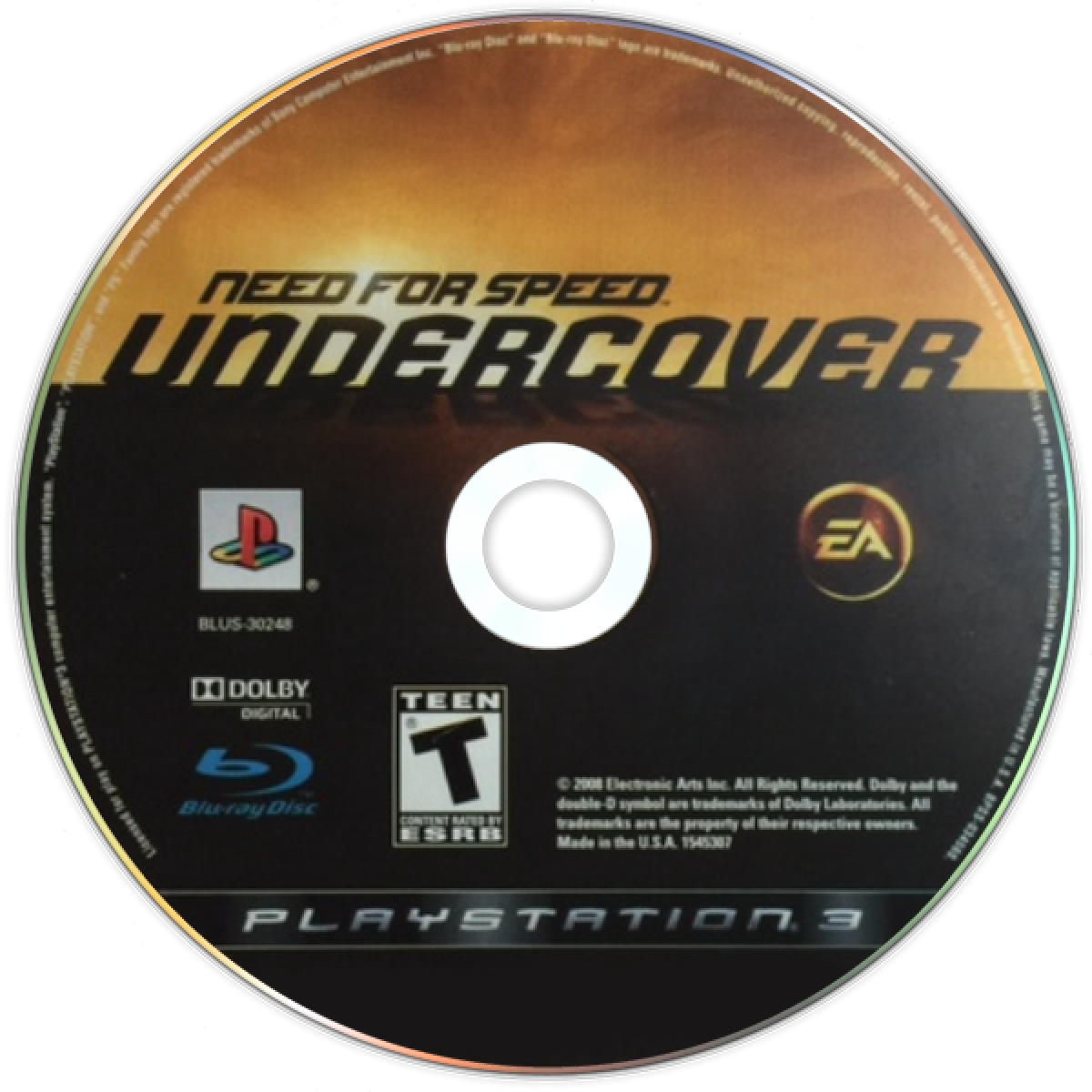 Retro Need for Speed Undercover PS3 inspired design featuring high speed street racing aesthetic HD era exotic sports cars undercover police storyline cinematic pursuits urban nightlife illegal racing action nostalgic arcade driving presentation disc