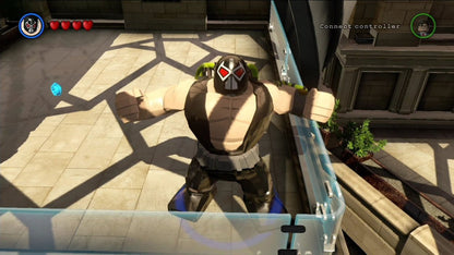 LEGO Batman 3 Beyond Gotham PlayStation 3 action-adventure video game featuring Batman Robin Justice League Lantern worlds outer space setting Brainiac villain character swapping puzzle solving brick-building humor collectible studs DC Comics superhero roster Lantern rings powers gameplay screenshot