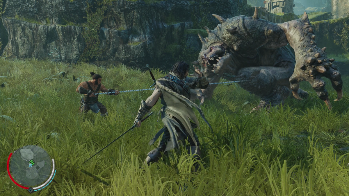 Middle-earth Shadow of Mordor for Xbox 360 open world action role playing video game featuring the Nemesis System brutal melee combat Tolkien inspired fantasy world and immersive Lord of the Rings universe experience gameplay