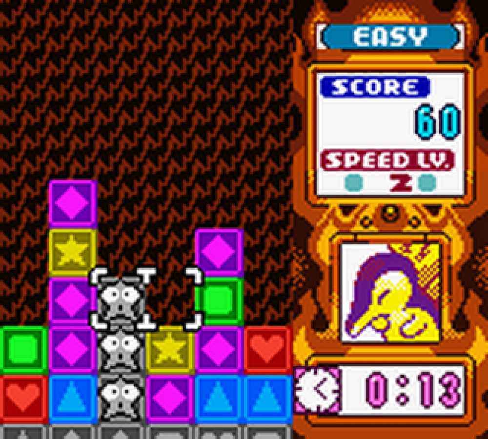 Pokémon Puzzle Challenge Game Boy Color puzzle video game gameplay