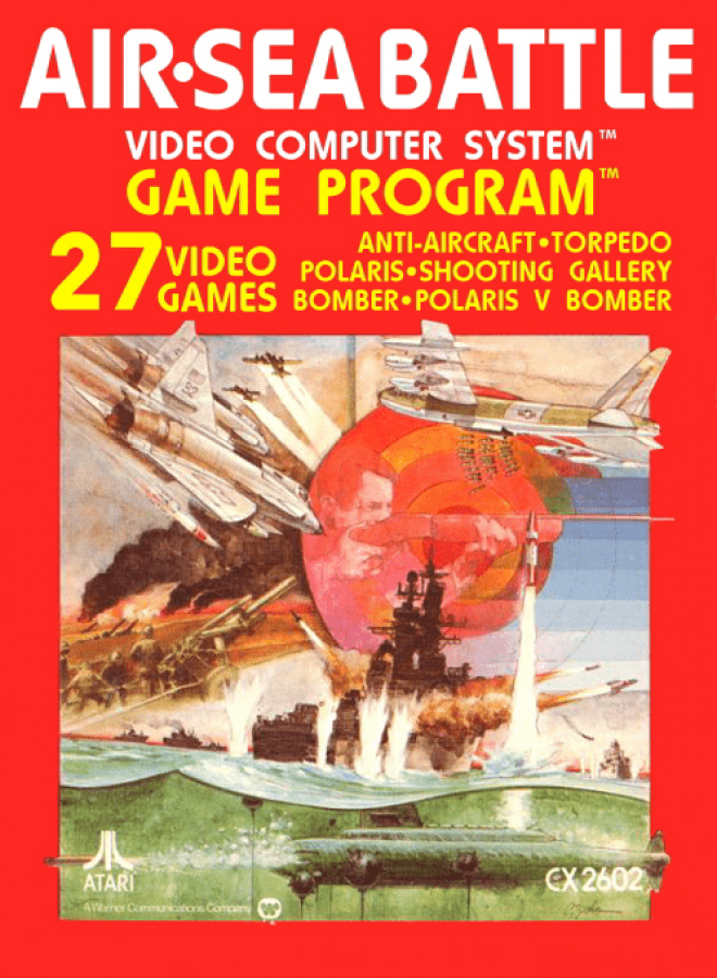 Air Sea Battle cover art for Atari 2600 video game