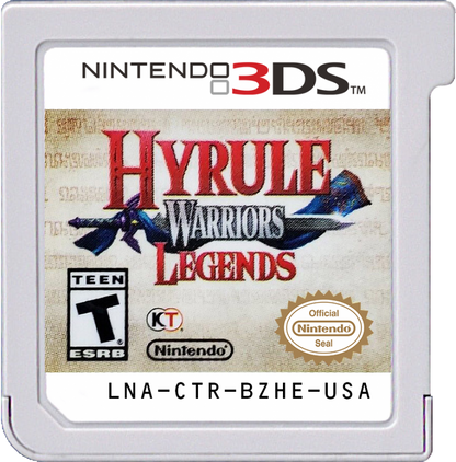 Hyrule Warriors: Legends cartridge for Nintendo 3DS (3DS) hack and slash action video game