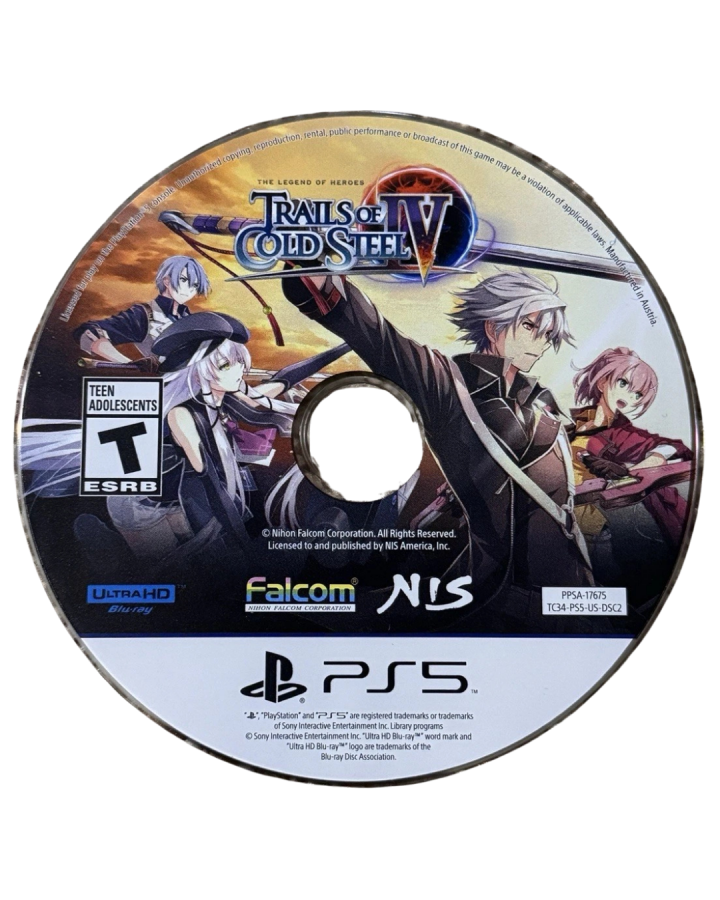 The Legend of Heroes Trails of Cold Steel III and IV Deluxe Edition PlayStation 5 Nihon Falcom NIS America turn-based tactical RPG epic conclusion two-game collection massive cast interconnected storylines Erebonia arc Rean Schwarzer Class VII returning characters Brave Order system break gauge combat Trails of Cold Steel IV Disc