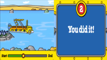 The Magic School Bus Oceans Nintendo DS video game, educational adventure gameplay, ocean science learning, family-friendly handheld console title gameplay screenshot