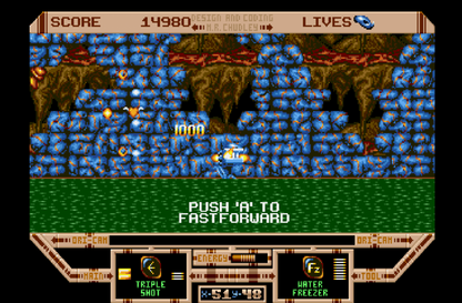 Fatal Rewind Sega Genesis GEN for retro video game enthusiasts featuring futuristic shoot em up gameplay fast paced space combat intense enemy waves powerful weapon upgrades sci fi arcade action challenging missions and collectible gaming appeal gameplay