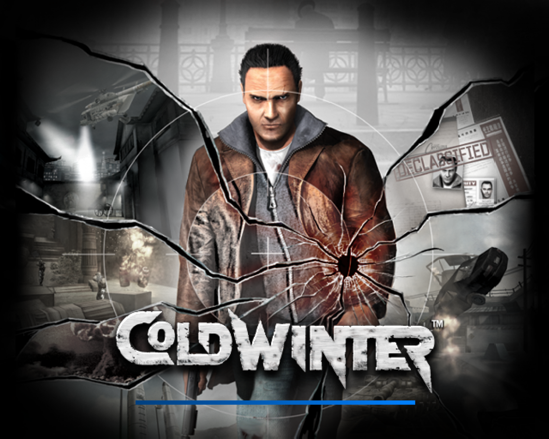 Cold Winter PS2 PlayStation 2 first person shooter game title screen