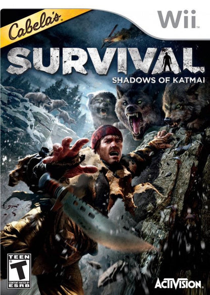 Cabela's Survival: Shadows Of Katmai cover art for Nintendo Wii (Wii) video game
